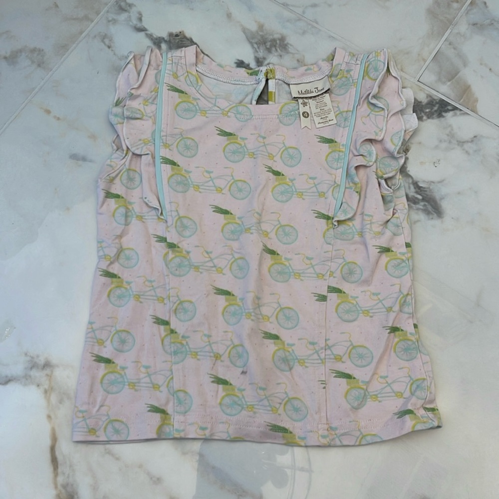 Cotton Matilda Jane bicycle shirt